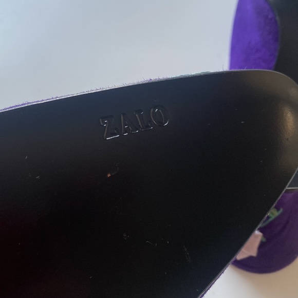 ZALO Embroidered heels - Picture 11 of 12